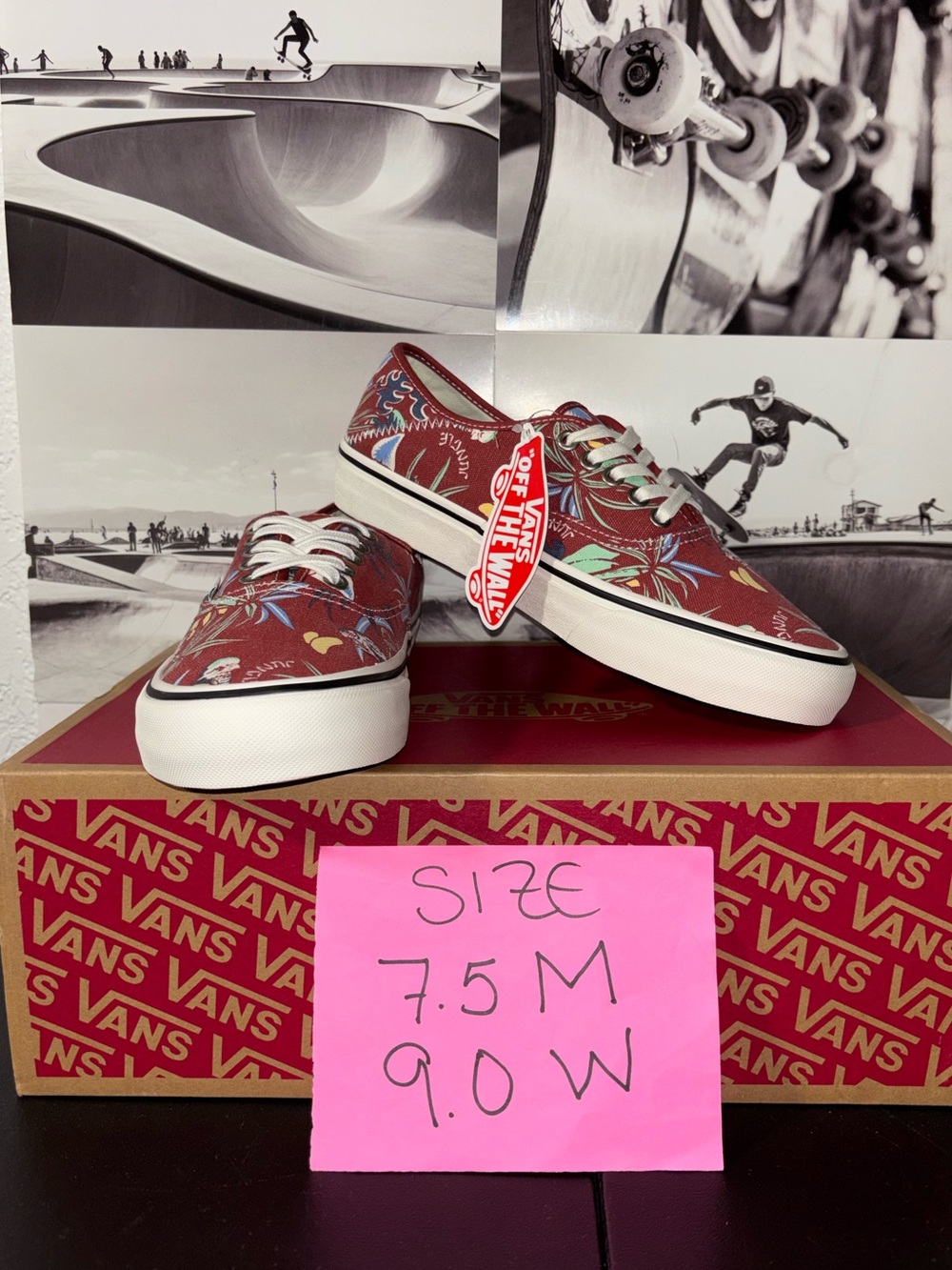 Vans Authentic SF Sz 7.5 Men’s 9.0 Women’s